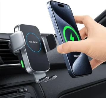 Baseus Car Phone Holder Magnetic Wireless Charger 15W